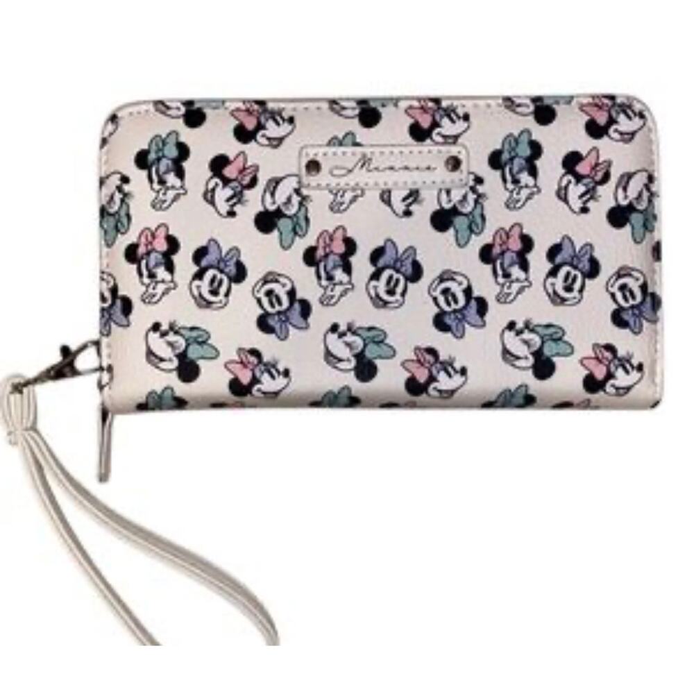 Disney Minnie Mouse Pastel Zip Around Wallet - Limited Edition Collectable